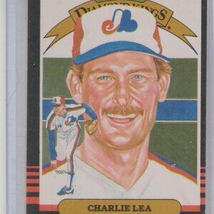 RARE & Vintage Charlie Lea 1985 Donruss Diamond Kings Collectible Card